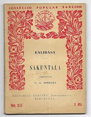 Sakuntala Col-lecció Popular Barcino nº 23 1ª edició