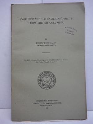 Imagen del vendedor de Some New Middle Cambrian Fossils from British Columbia a la venta por Imperial Books and Collectibles