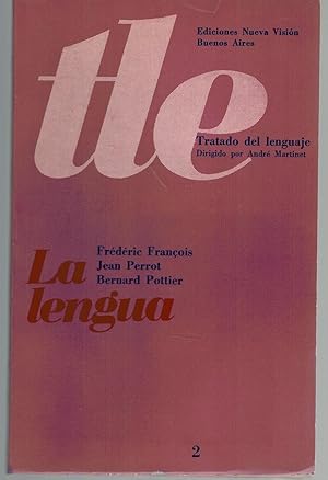 Image du vendeur pour TRATADO DEL LENGUAJE. LA LENGUA mis en vente par Librera Dilogo