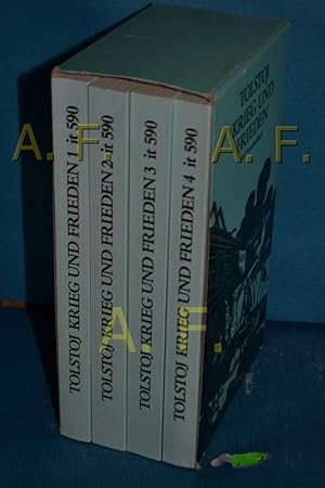 Bild des Verkufers fr Krieg und Frieden, 4 Bnde im Schuber (Dnndruckausgabe) zum Verkauf von Antiquarische Fundgrube e.U.