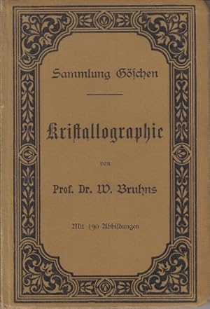Imagen del vendedor de Kristallographie (= Sammlung Gschen, 210) a la venta por Allguer Online Antiquariat