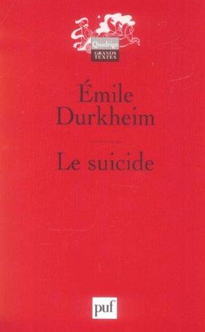 le suicide (12eme edition)