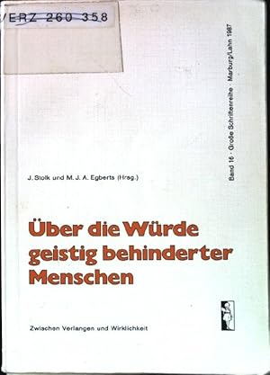 Bild des Verkufers fr ber die Wrde geistig behinderter Menschen : zwischen Verlangen und Wirklichkeit. Bundesvereinigung Lebenshilfe fr Geistig Behinderte: Groe Schriftenreihe ; Bd. 16 zum Verkauf von books4less (Versandantiquariat Petra Gros GmbH & Co. KG)