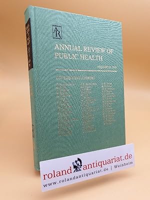 Bild des Verkufers fr Annual Review of Public Health: 1998 zum Verkauf von Roland Antiquariat UG haftungsbeschrnkt