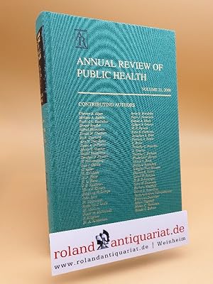 Bild des Verkufers fr Annual Review of Public Health: 2000 zum Verkauf von Roland Antiquariat UG haftungsbeschrnkt