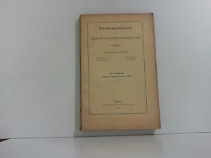 Vierteljahrsschrift der Astronomischen Gesellschaft 66. Jahrgang, 2.+3.Heft - 1931.