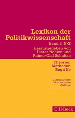 Imagen del vendedor de Lexikon der Politikwissenschaft 2 / N-Z a la venta por Rheinberg-Buch Andreas Meier eK