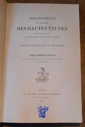 Etudes sur l?Industrie et la classe industrielle à Paris au XIIIème et au XIVème siècle