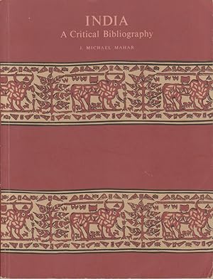 Bild des Verkufers fr India. A Critical Bibliography. zum Verkauf von Asia Bookroom ANZAAB/ILAB