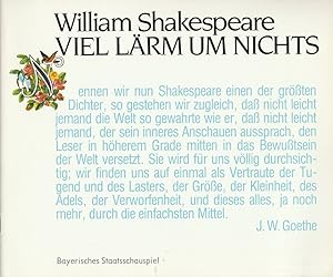Bild des Verkufers fr Programmheft William Shakespeare Viel Lrm um nichts Premiere 18. Mai 1983 zum Verkauf von Programmhefte24 Schauspiel und Musiktheater der letzten 150 Jahre