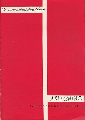 Immagine del venditore per Programmheft Christine Walther-Tischer / Feruccio Busoni IN EINEM BHMISCHEN DORF / ARLECCINO Spielzeit 1957 / 58 Landesoper Heft 5 venduto da Programmhefte24 Schauspiel und Musiktheater der letzten 150 Jahre