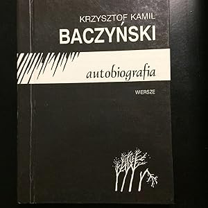 Immagine del venditore per Autobiografia. Wiersze venduto da Polish Bookstore in Ottawa