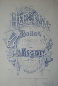 Herodiade, Ballet, Piano Seul