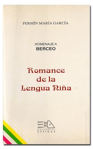 Imagen del vendedor de Romance de la Lengua Nia. Homenaje a Berceo. a la venta por Librera Berceo (Libros Antiguos)