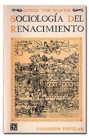 Seller image for Sociologa del Renacimiento. for sale by Librera Berceo (Libros Antiguos)