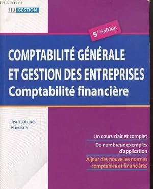 Bild des Verkufers fr Comptabilit gnrale et Gestion des entreprises zum Verkauf von Le-Livre