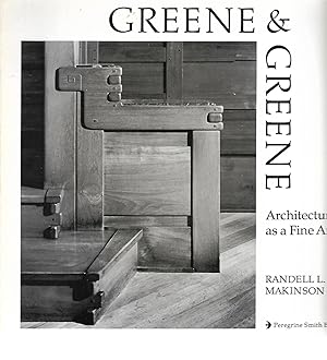 Bild des Verkufers fr Greene and Greene (2 volumes): Archetecture as a Fine Art, Furniture and Related Designs zum Verkauf von Cher Bibler