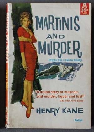 Seller image for MARTINIS AND MURDER ( Avon Book # T-460; Original Titled = A Halo for Nobody. ) for sale by Comic World