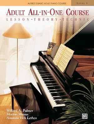 Image du vendeur pour Alfred's Basic Adult All-In-One Piano Course: Level 1 (Paperback or Softback) mis en vente par BargainBookStores