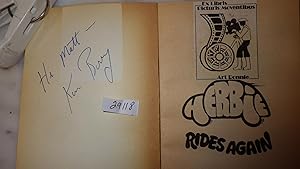 Immagine del venditore per HERBIE RIDES AGAIN, Walt Disney Studios - , SIGNED by KEN BERRY, (who starred as Willoughby Whitfield) (1974) 1st ed. STUDIO PUBLICIST COPY, American comedy film and a sequel to The Love Bug, released six years earlier, venduto da Bluff Park Rare Books