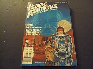 Seller image for Isaac Asimov Science Fiction Jan 1981 Island Man , Larry Niven, Isaac Asimov for sale by Joseph M Zunno