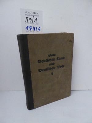 Seller image for Vom Deutschen Land und Deutschen Volk - Dritter Teil 6. bis 8. Schuljahr for sale by Schuebula