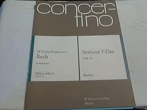 Immagine del venditore per Sinfonie F-Dur: Falck 67. Streichorchester. Partitur. Concertino 13 Stimmen venduto da Versandhandel Rosemarie Wassmann