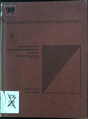 Immagine del venditore per Evaluation von Lehr- und Lernprozessen im Sport: Dokumentationsstudie 1960-1978. venduto da books4less (Versandantiquariat Petra Gros GmbH & Co. KG)