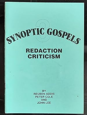 Image du vendeur pour Synoptic Gospels: Redaction Criticism Book 3 mis en vente par Shore Books