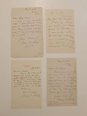 Four Autograph Letters Signed