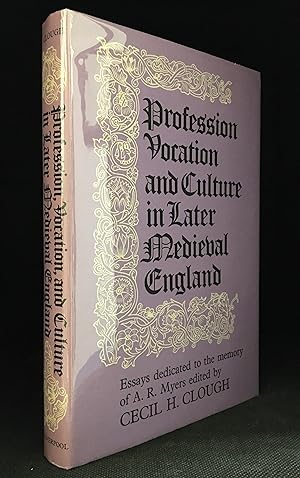 Profession Vocation, and Culture in Later Medieval England