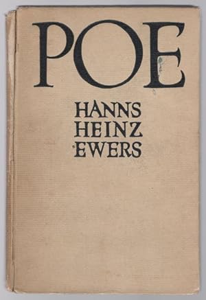 Seller image for Edgar Allan Poe by Hanns Heinz Ewers for sale by Heartwood Books and Art