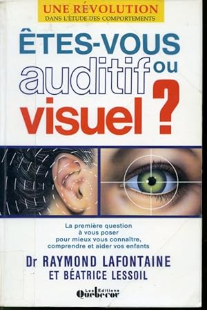 Seller image for tes-vous auditif ou visuel ? for sale by Librairie Le Nord