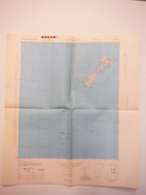 Army Map Service Contour Map of Koshiki-Retto, Central Japan (1944)