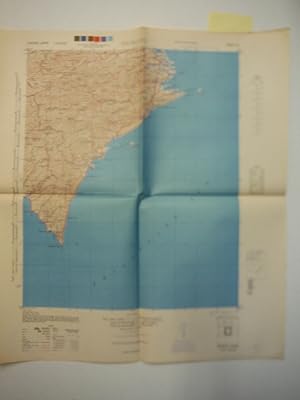 Army Map Service Map of MUROTO, Central Japan (1945)