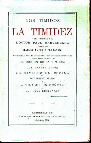 LOS TIMIDOS Y LA TIMIDEZ.