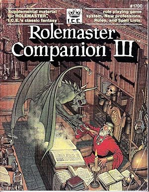 Immagine del venditore per ROLEMASTER COMPANION III. venduto da Books Never Die