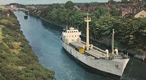 Warrington Ship at Manchester Canal 1970s Postcard