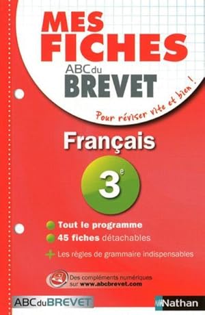 MES FICHES ABC DU BREVET : français