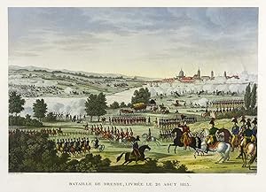 Dresden. - Schlacht bei Dresden. - Bovinet & Couché. - "Bataille de Dresde, livrée le 26 Aout 1813".