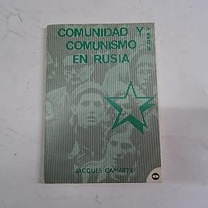 Immagine del venditore per COMUNIDAD Y COMUNISMO EN RUSIA. venduto da Librera J. Cintas