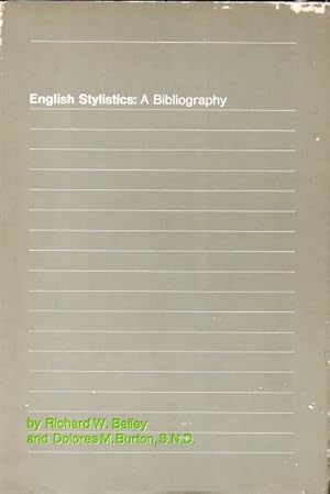 Immagine del venditore per English Stylistics _ A Bibliography venduto da San Francisco Book Company