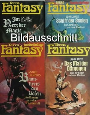 4 Terra Fantasy-Romane: Das Mal der Dämonen / Bannkreis des Bösen / Schiff der Seelen / Im Netz d...