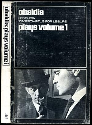 Seller image for Plays | Volume One (1): Jenousia Seven Impromptus For Leisure for sale by Little Stour Books PBFA Member