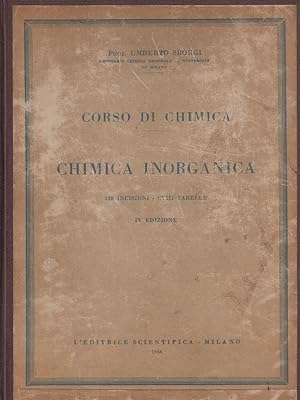 Bild des Verkufers fr Corso di Chimica - Chimica Inorganica zum Verkauf von Librodifaccia
