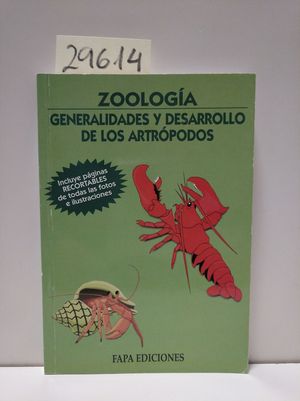 Imagen del vendedor de GENERALIDADES Y DESARROLLO DE LOS ARTRPODOS a la venta por Librera Circus