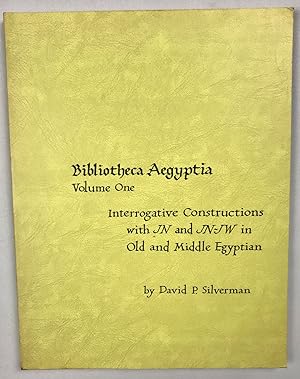 Interrogative Constructions with JN and JN-JW in Old and Middle Egyptian