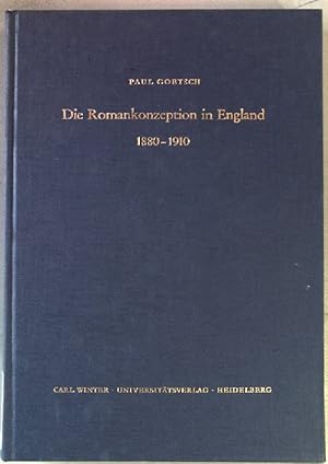Bild des Verkufers fr Die Romankonzeption in England 1880-1910. zum Verkauf von books4less (Versandantiquariat Petra Gros GmbH & Co. KG)