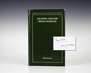 Bild des Verkufers fr Meaning and the Moral Sciences. zum Verkauf von Raptis Rare Books