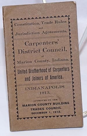 Immagine del venditore per Constitution, Trade Rules and Jurisdiction Agreements venduto da Bolerium Books Inc.